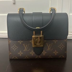 Louis Vuitton Locky Bag Crossbody Black BB with Strap Excellent Condition